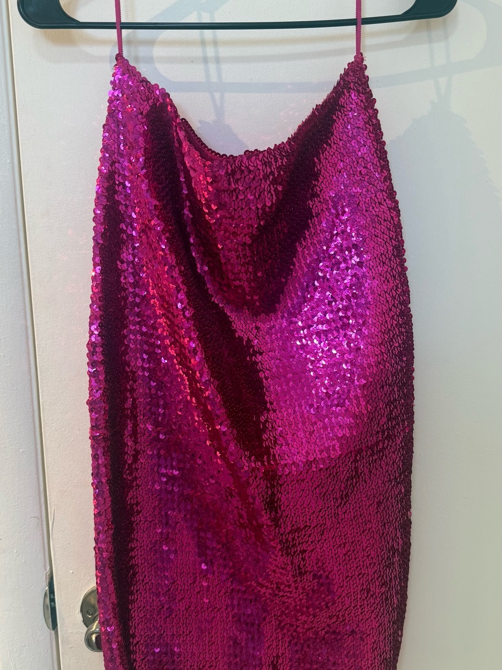 Steve Madden Fuchsia Sequin Mini Dress